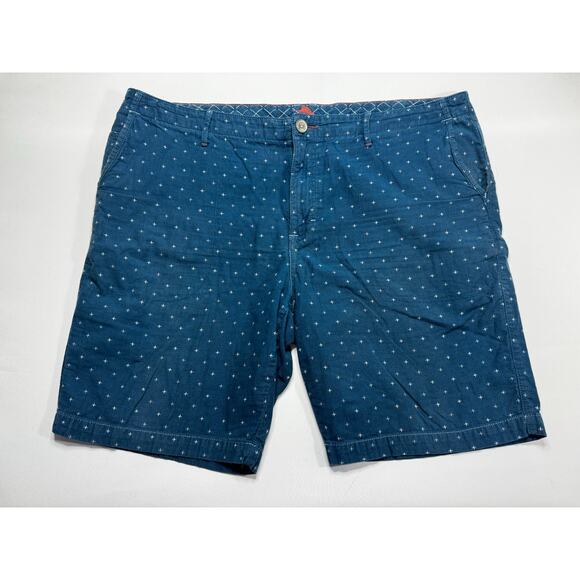 Tommy Bahama Men's Authentic Blue "T" Pattern Chino Shorts - Size 40 (42x9.5) - Picture 2 of 5